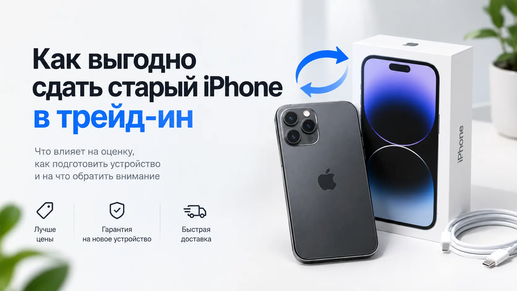 Как выгодно сдать старый iPhone в трейд-ин